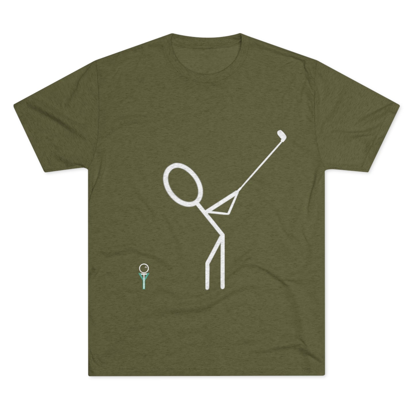 3OT Left Hand Golfer Unisex Crew Tee (TRI-BLEND)