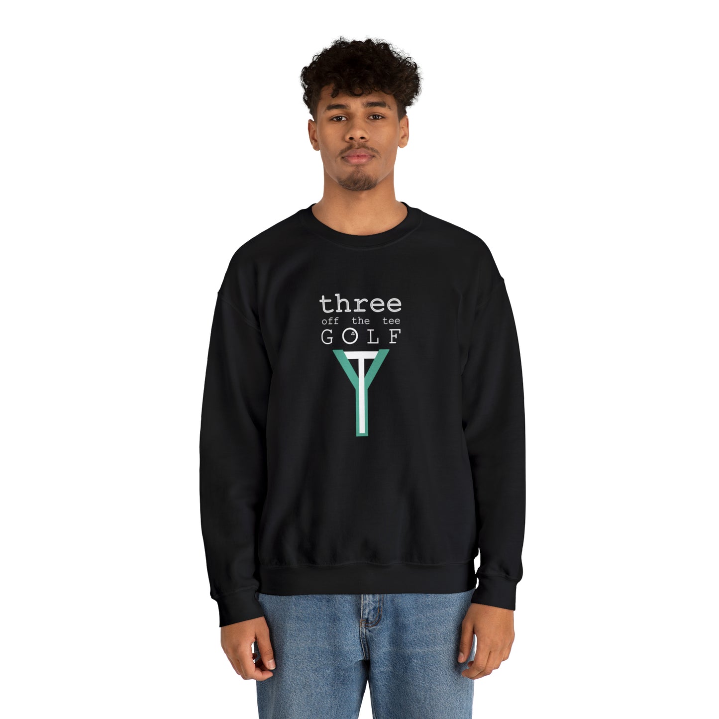 3OT Full Logo Unisex Crewneck Sweatshirt [front print & back logo]