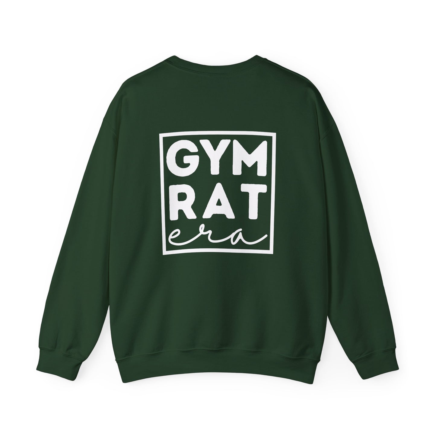 GYN Lifting Club "Gym Rat Era" Pump Cover (small side logo with back print) Unisex Sweatshirt