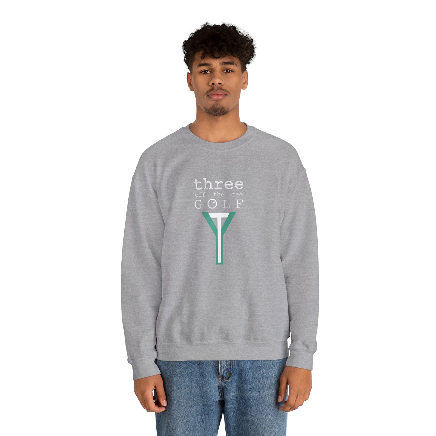 3OT Full Logo Unisex Crewneck Sweatshirt [front print & back logo]