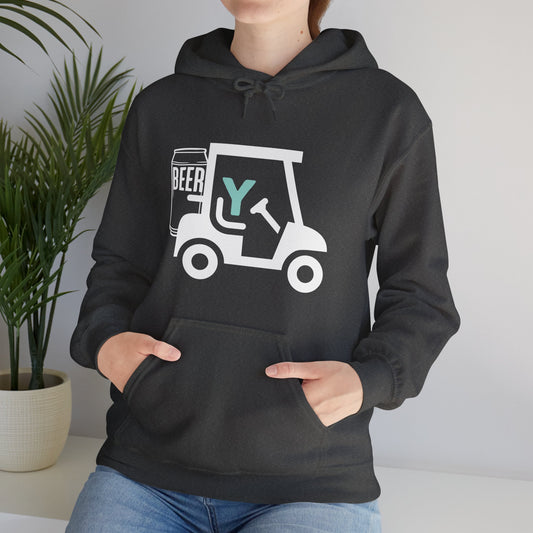 3OT Golf - Beer Cart Unisex Heavy Blend™ Hooded Sweatshirt