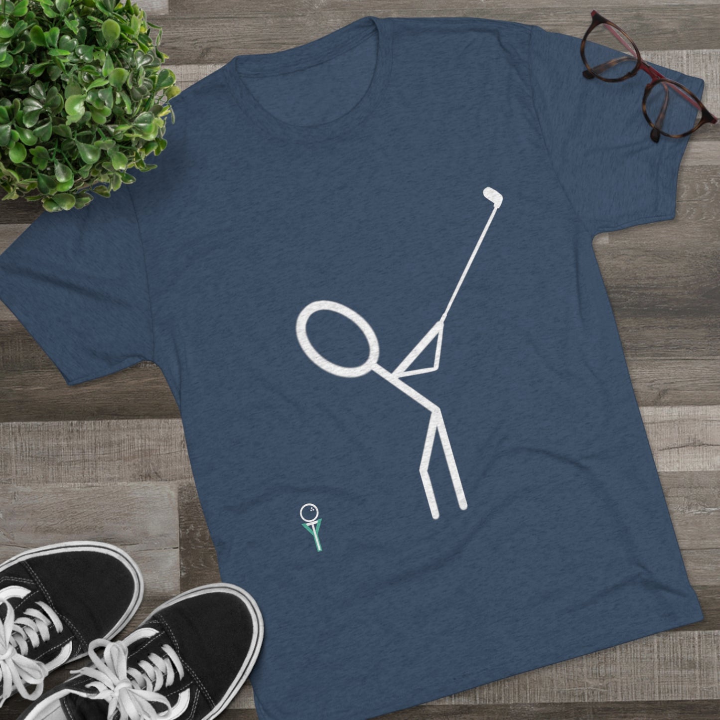 3OT Left Hand Golfer Unisex Crew Tee (TRI-BLEND)