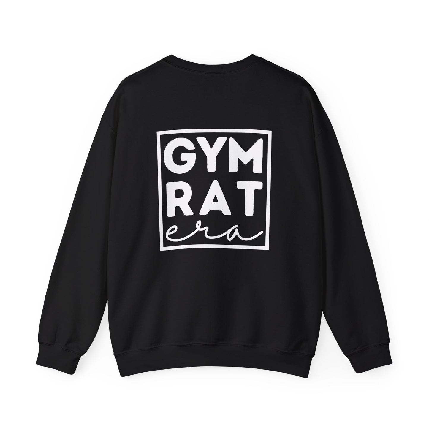 GYN Lifting Club "Gym Rat Era" Pump Cover (small side logo with back print) Unisex Sweatshirt