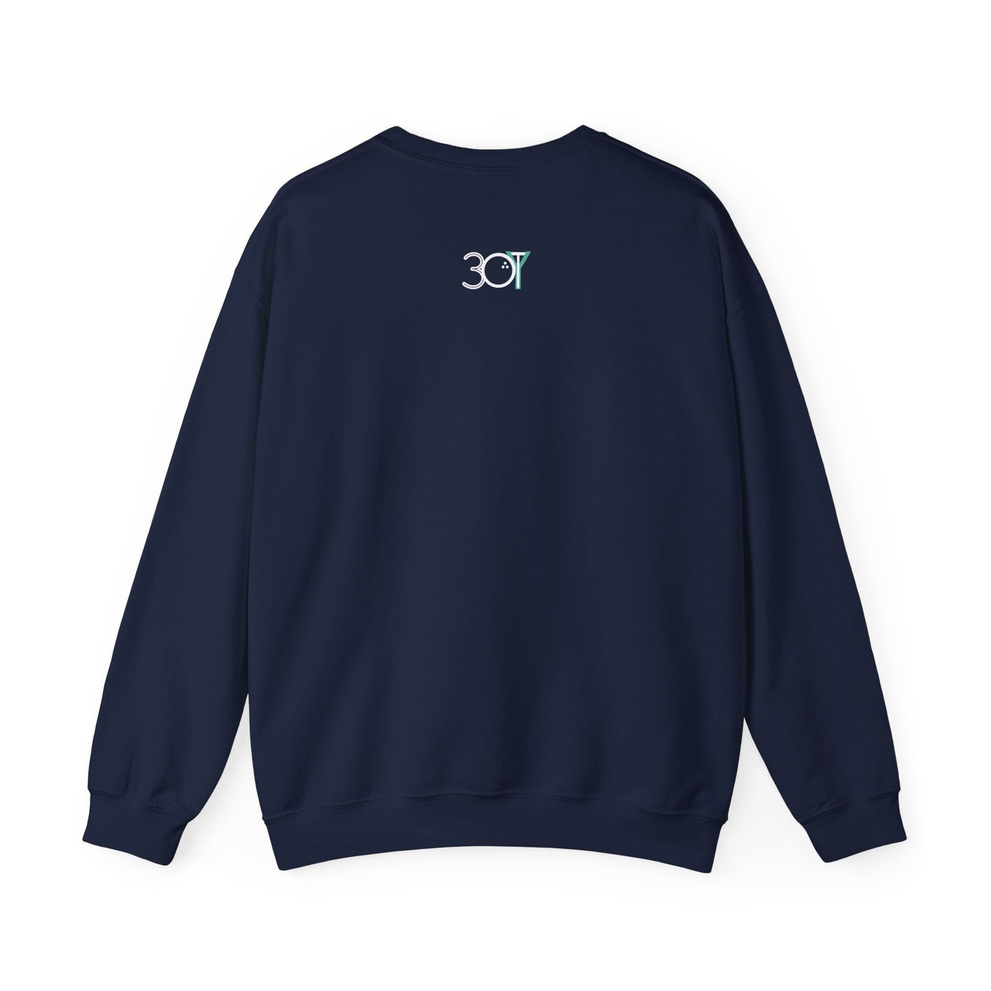 3OT "play it where it lies" Unisex Crewneck Sweatshirt [front print & back logo]