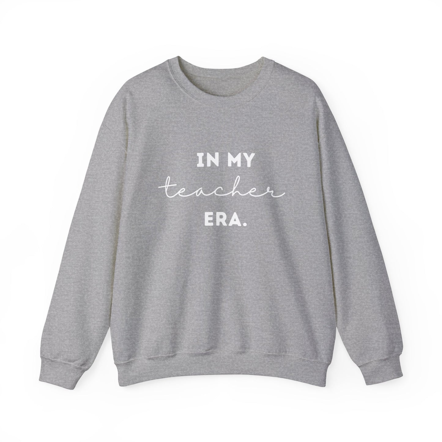 "IN MY TEACHER ERA" Unisex Crewneck Sweatshirt