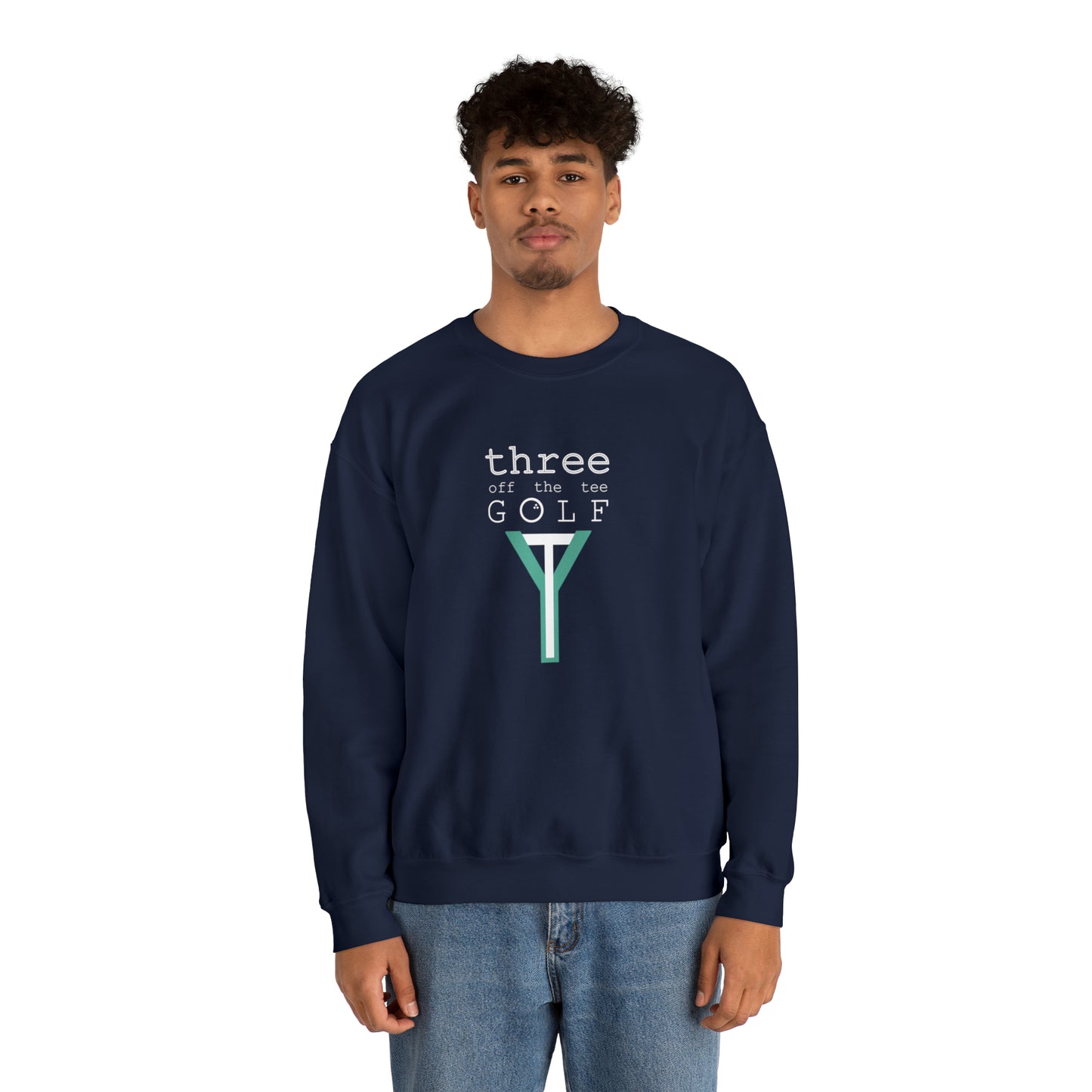 3OT Full Logo Unisex Crewneck Sweatshirt [front print & back logo]