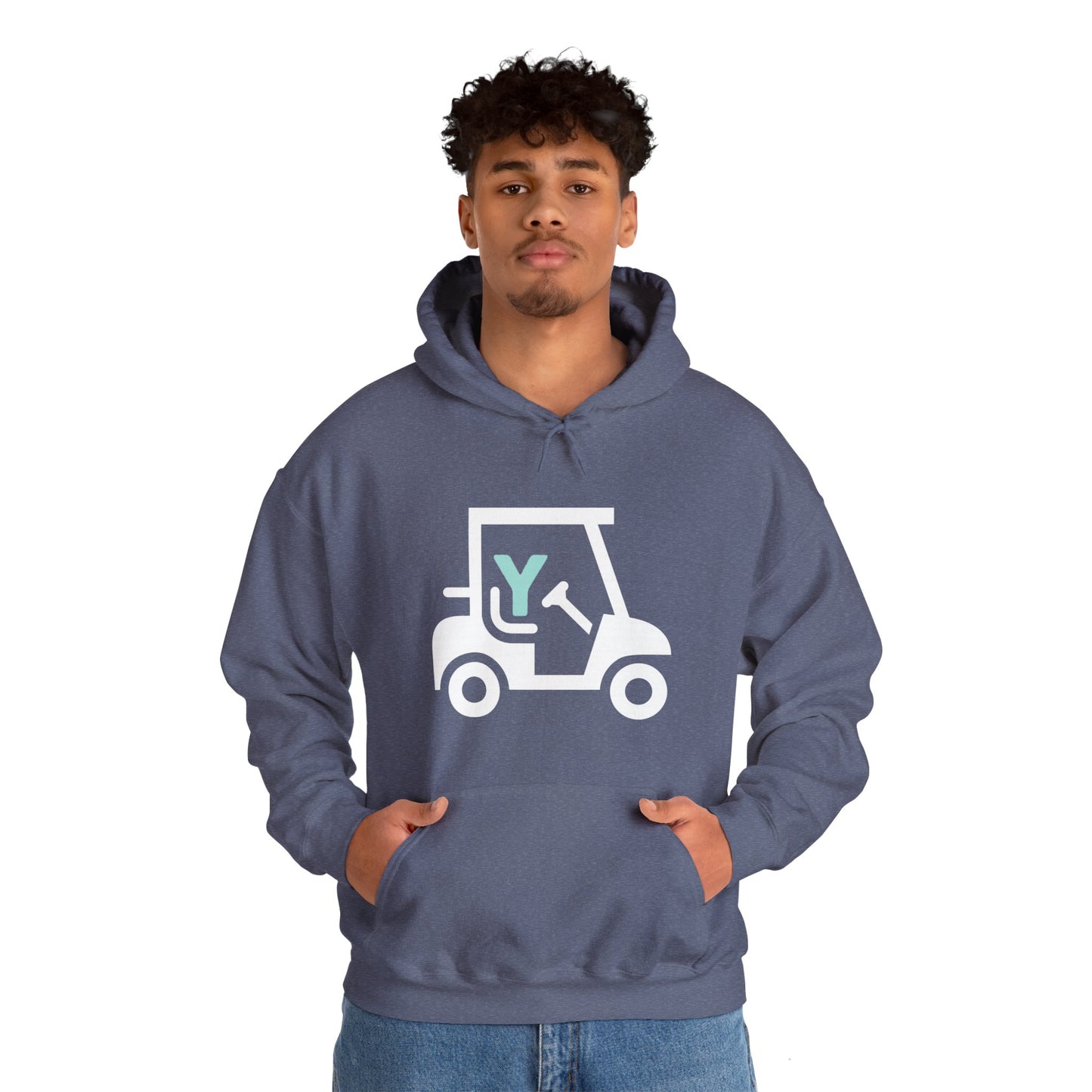 3OT Golf Cart Unisex Heavy Blend™ Hooded Sweatshirt