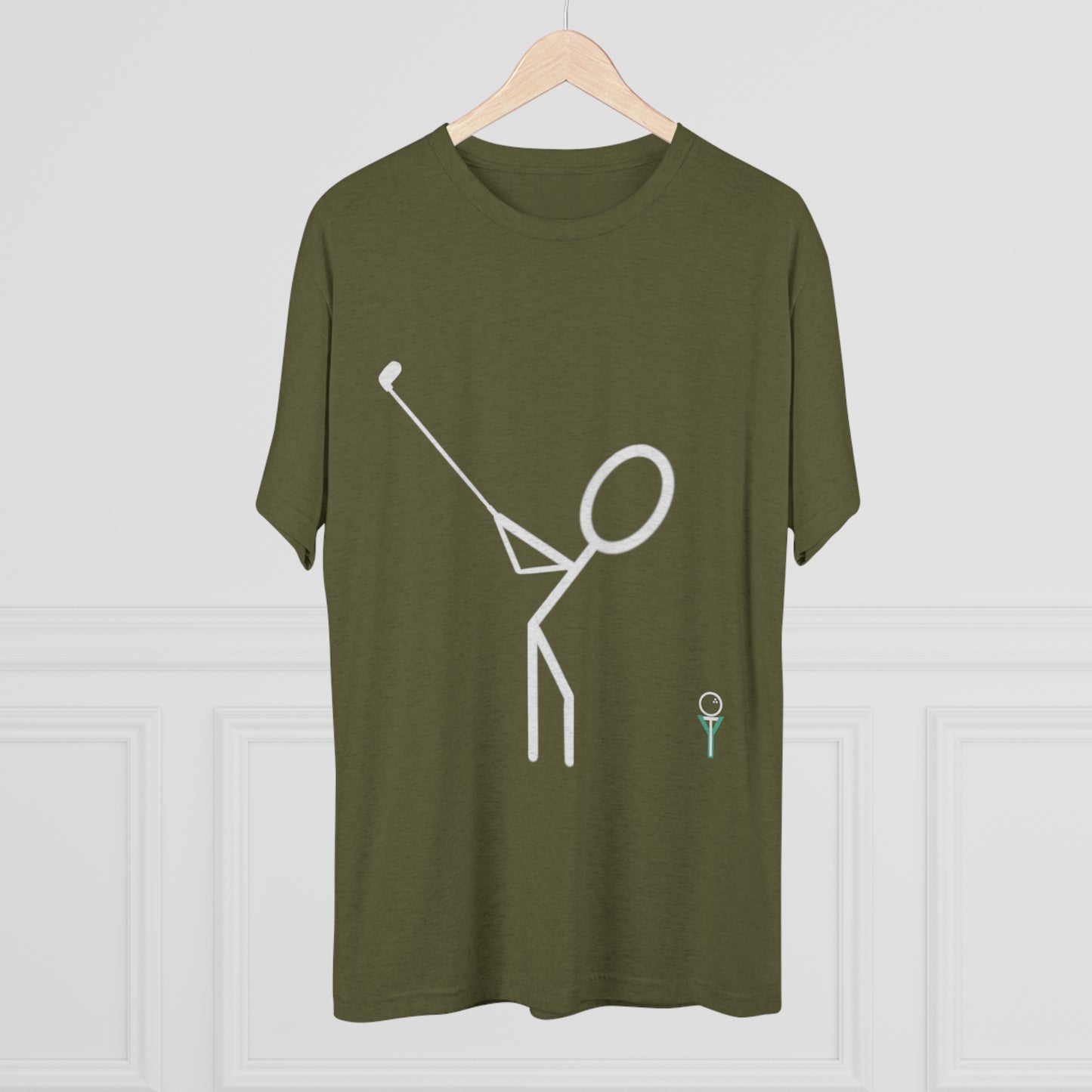 3OT Right Hand Golfer Unisex Crew Tee (TRI-BLEND)