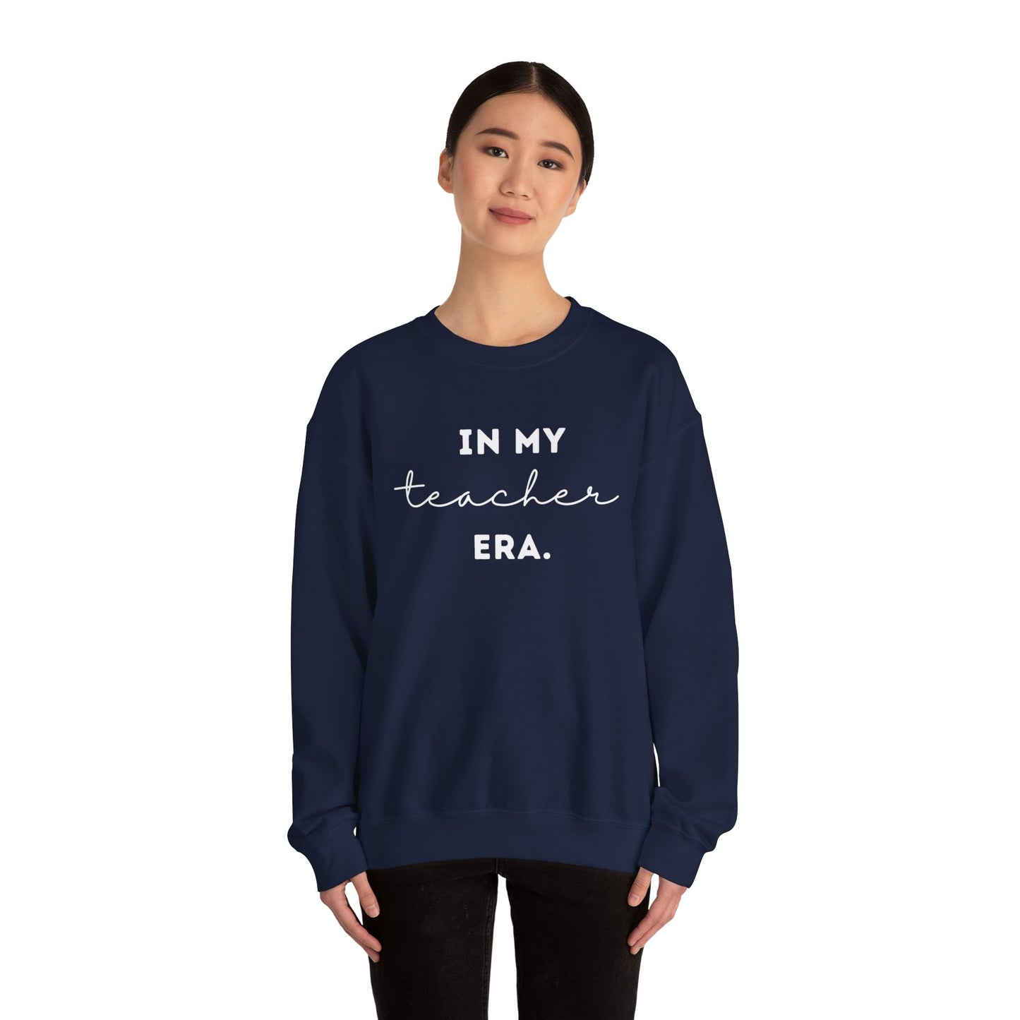 "In My Teacher Era - Remember Your Why" Unisex Crewneck Sweatshirt