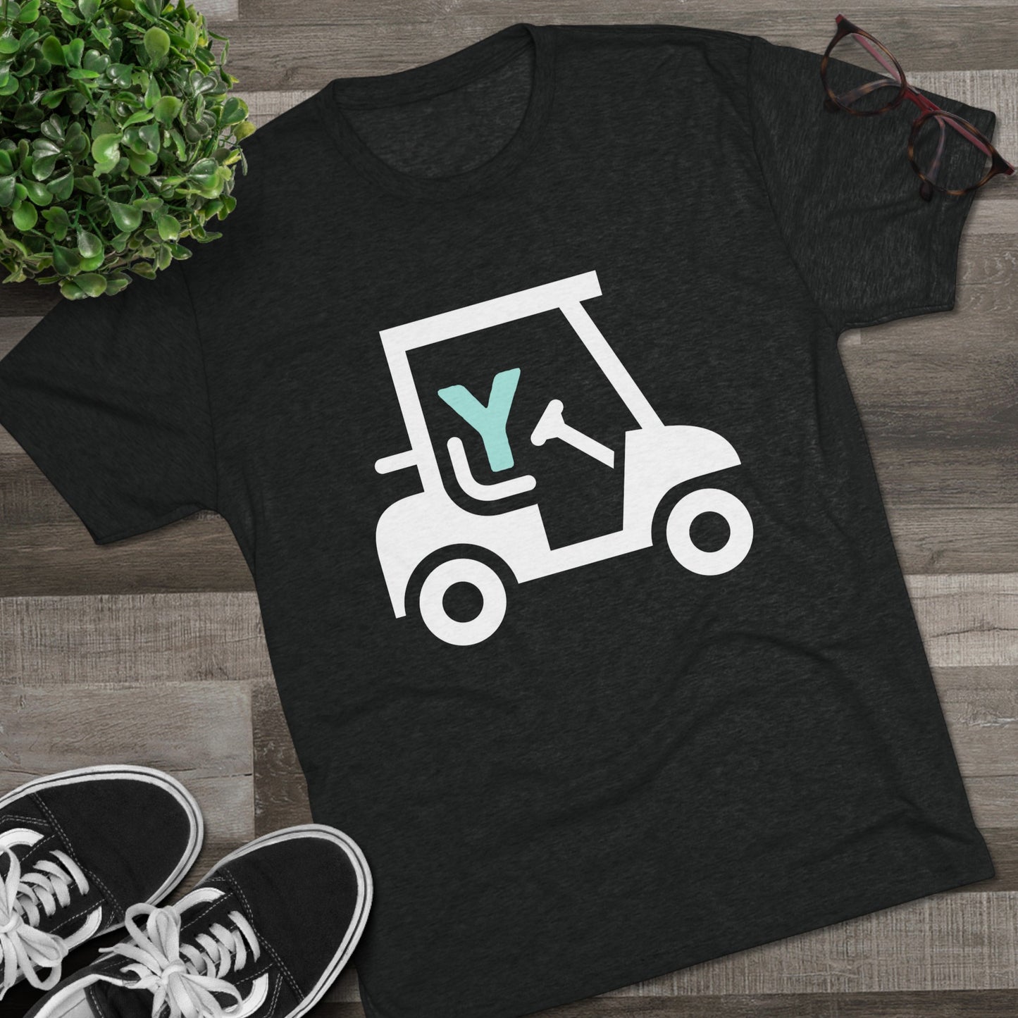 3OT Golf Cart Unisex Crew Tee (TRI-BLEND)