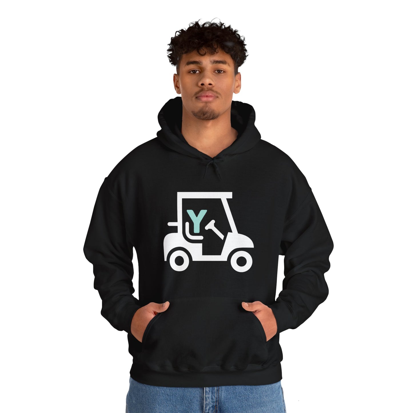 3OT Golf Cart Unisex Heavy Blend™ Hooded Sweatshirt