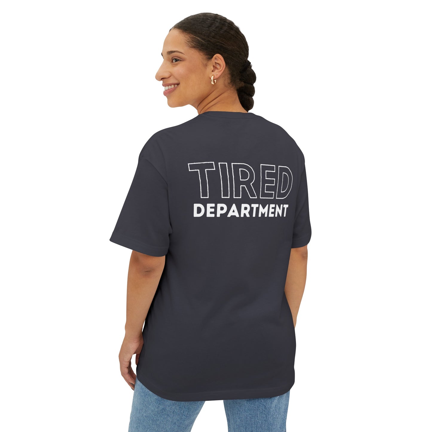 GYN Lyfestyle - Tired Department Local 2024 Unisex Oversized Pump Cover T-Shirt