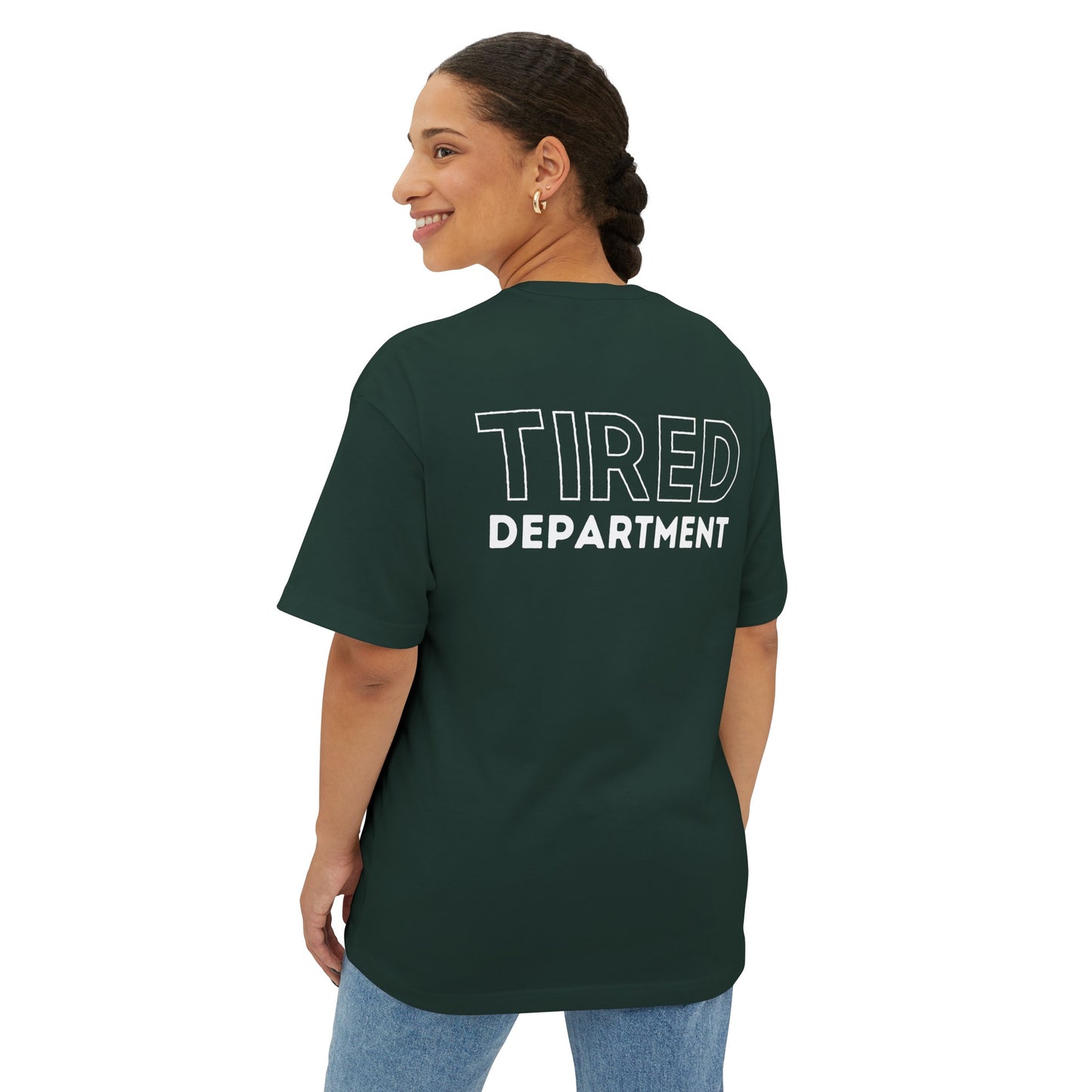 GYN Lyfestyle - Tired Department Local 2024 Unisex Oversized Pump Cover T-Shirt