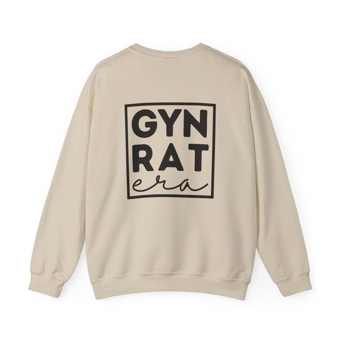 GYN Lifting Club "GYN Rat Era" Pump Cover (small front logo with back print) Unisex Sweatshirt