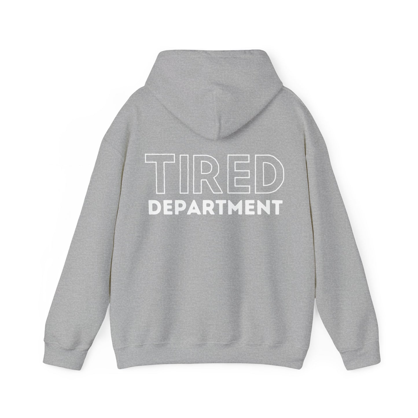 GYN Lyfestyle "Tired Department" Unisex Heavy Blend™ Hooded Sweatshirt