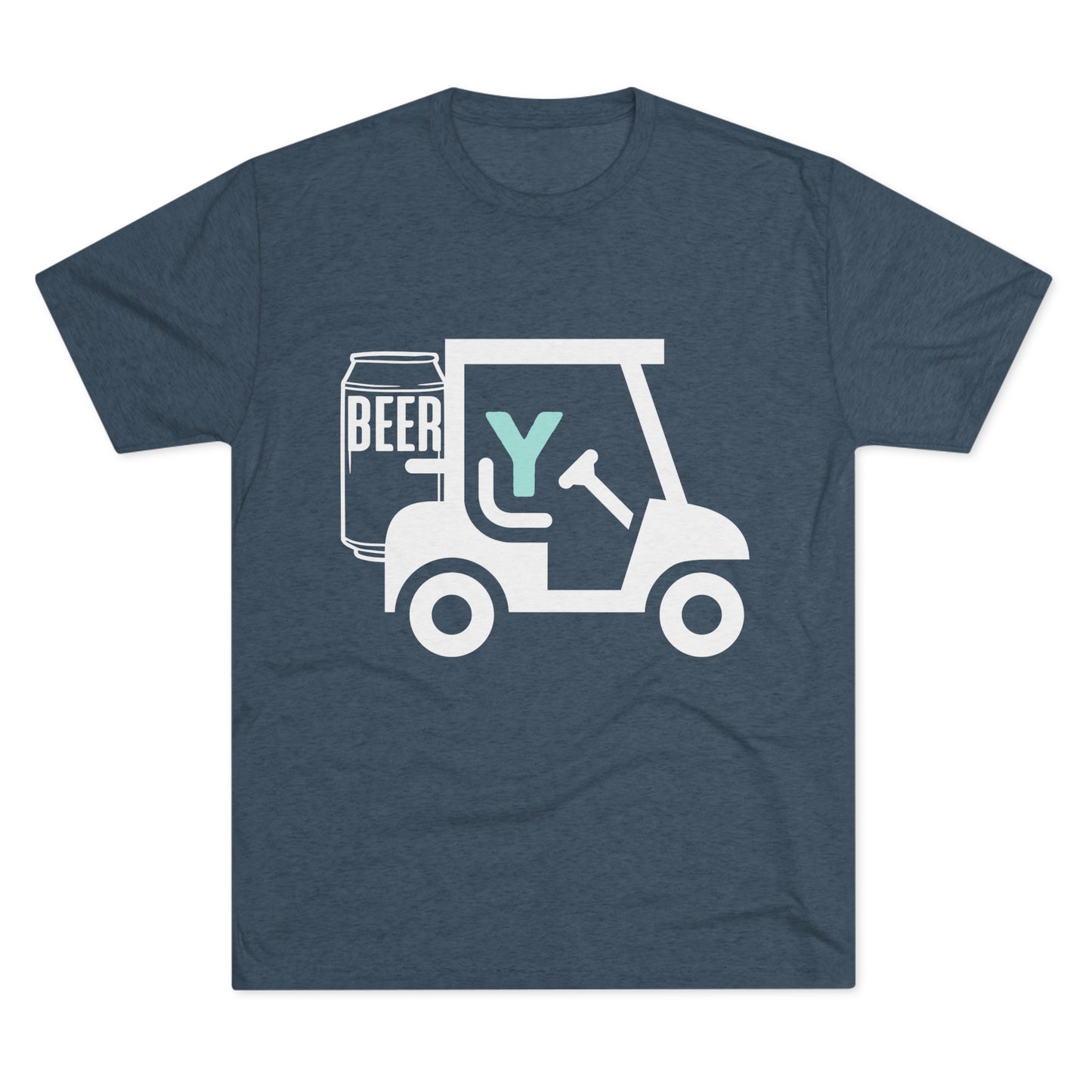 3OT Golf - Beer Cart Unisex Crew Tee (TRI-BLEND)