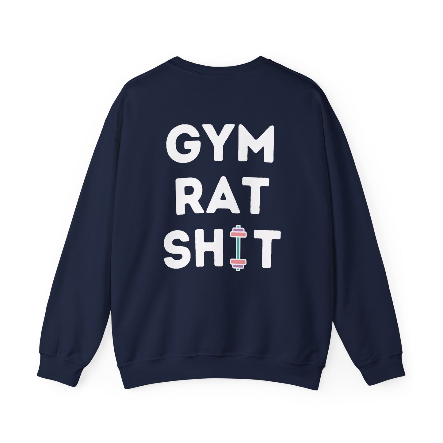 GYN Lifting Club "GYM RAT SH*T" Pump Cover (Large Logo with back print) Unisex Sweatshirt