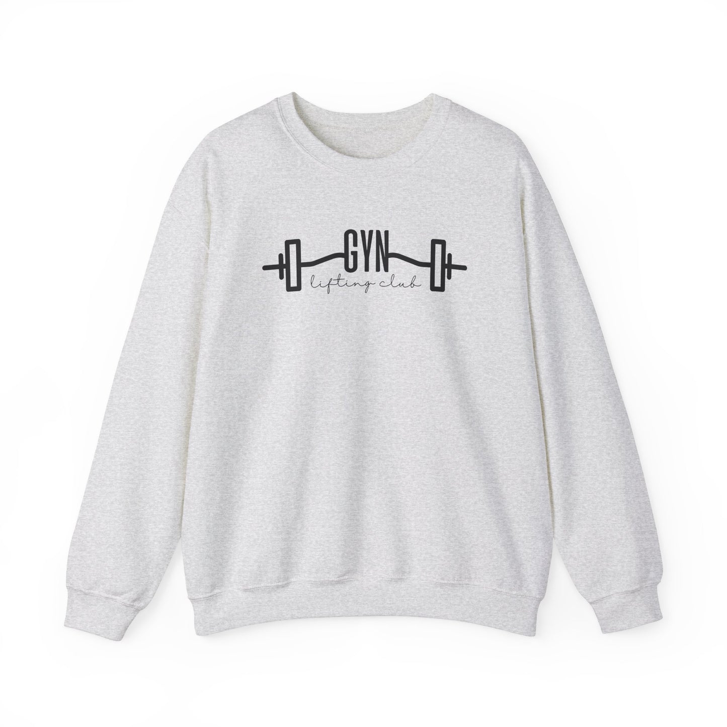 GYN Lifting Club "Fresh Pumps" Pump Cover (Large Logo with back print) Unisex Sweatshirt