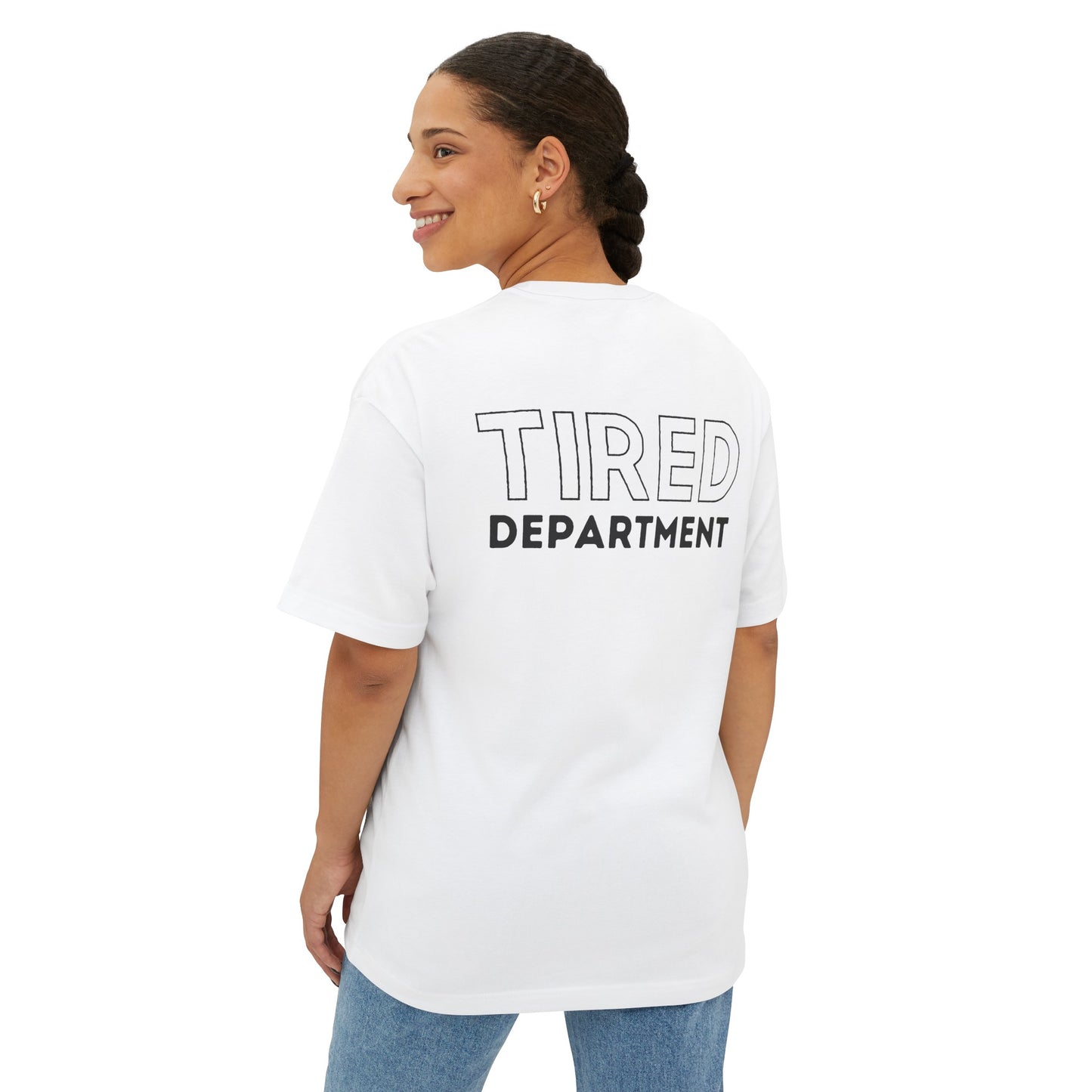 GYN Lyfestyle - Tired Department Local 2024 Unisex Oversized Pump Cover T-Shirt