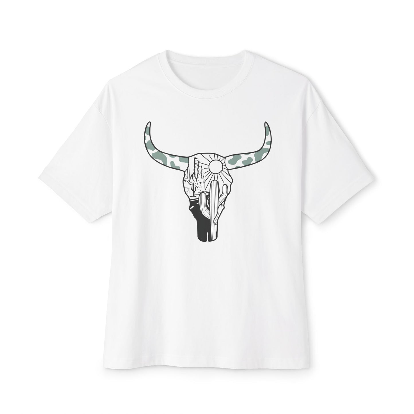 Bull Head Graphic Unisex Oversized T-Shirt