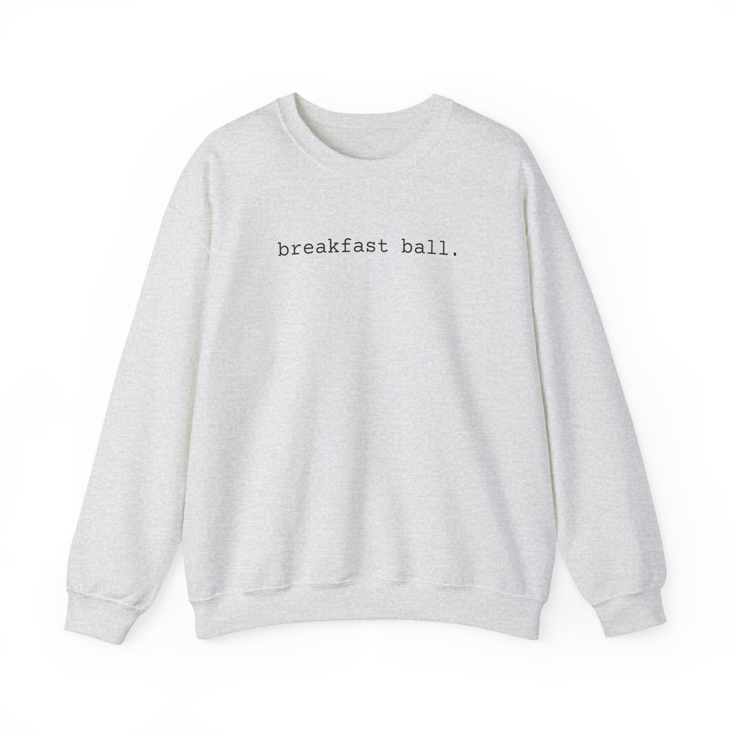 3OT "breakfast ball" Unisex Crewneck Sweatshirt [front print & back logo]