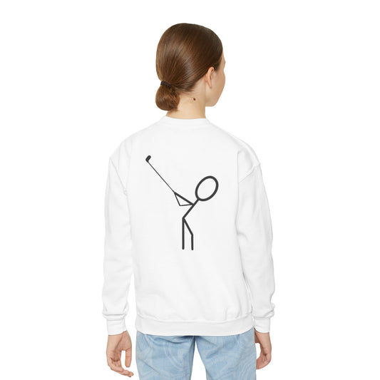 Kids 3OT Full Logo Right Hand Golfer Youth Crewneck Sweatshirt