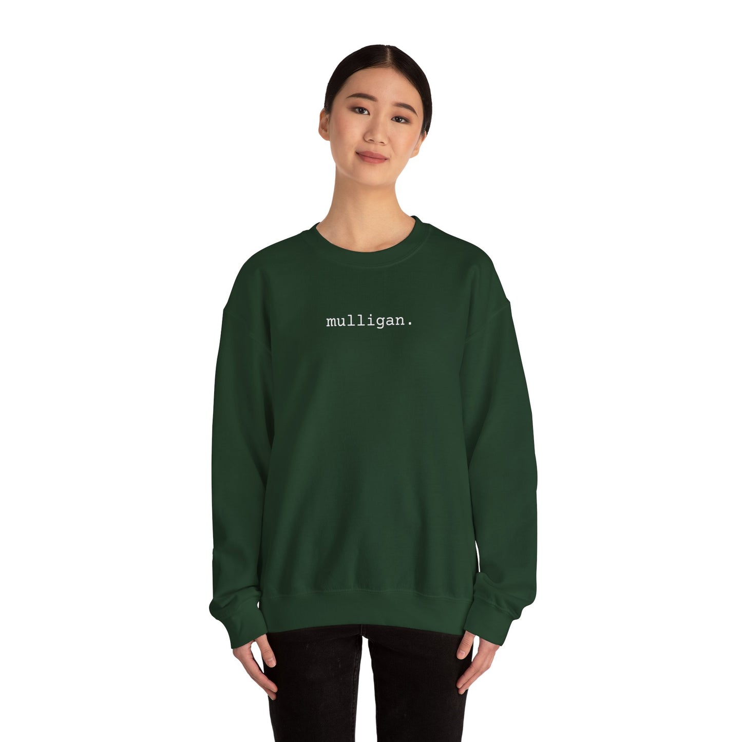 3OT "mulligan" Unisex Crewneck Sweatshirt [front print & back logo]