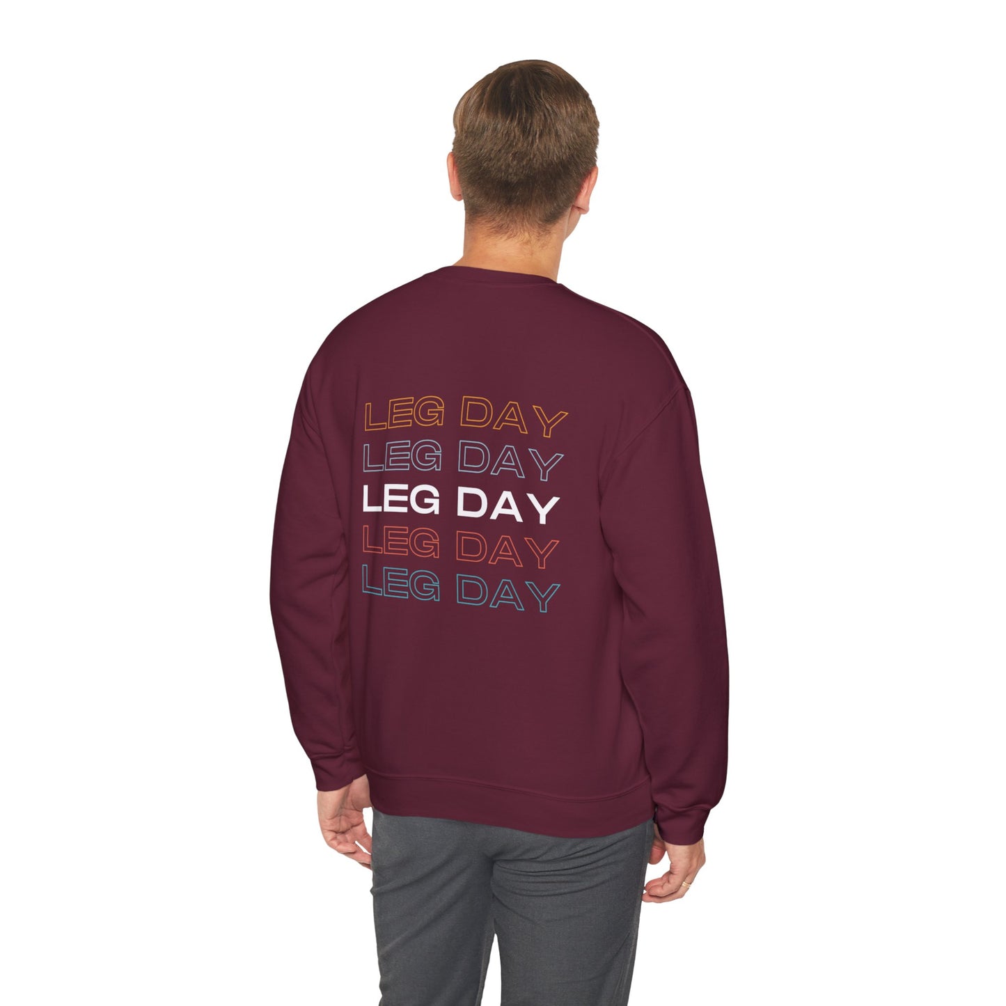 GYN Lifting Club "Leg Day" Pump Cover Unisex Sweatshirt