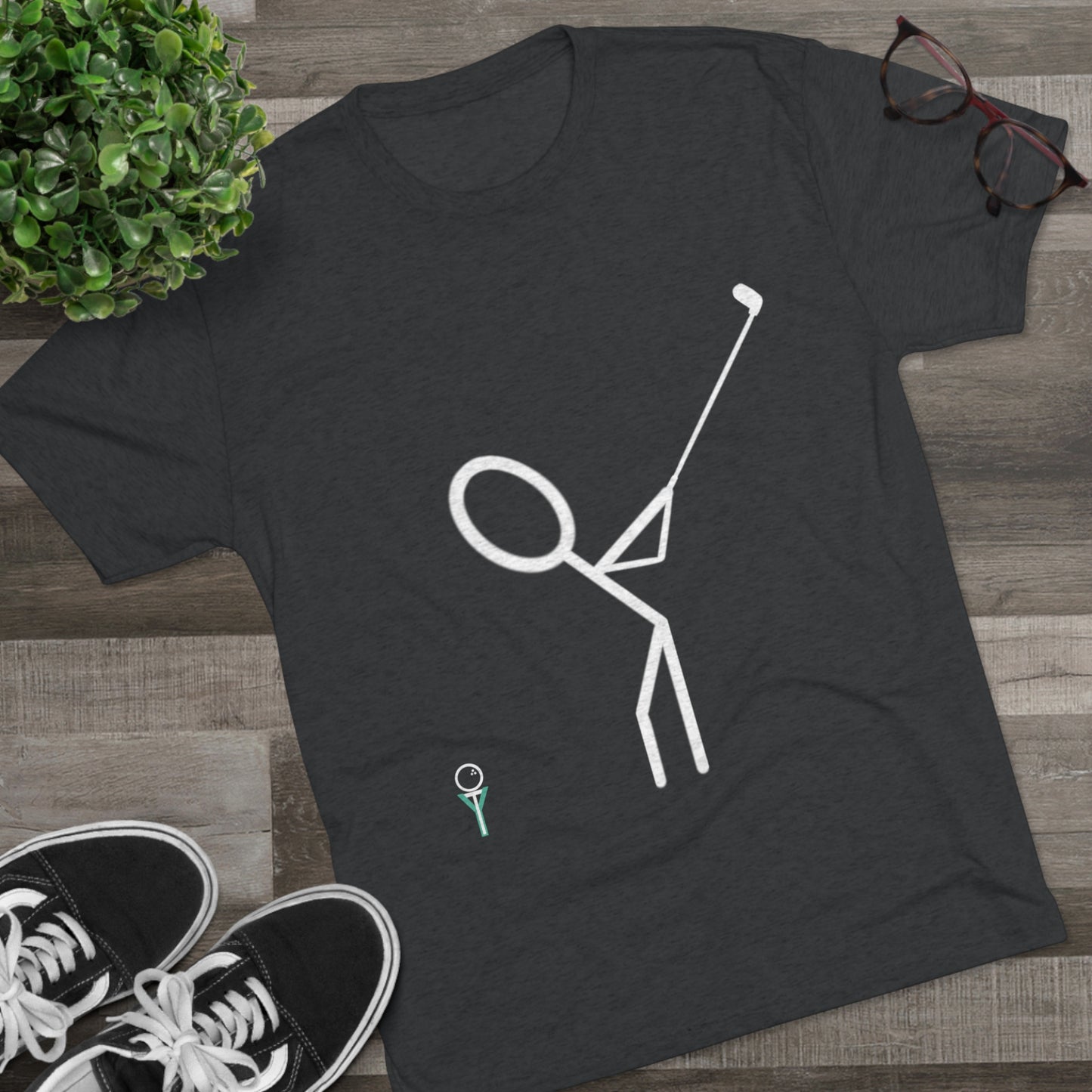 3OT Left Hand Golfer Unisex Crew Tee (TRI-BLEND)