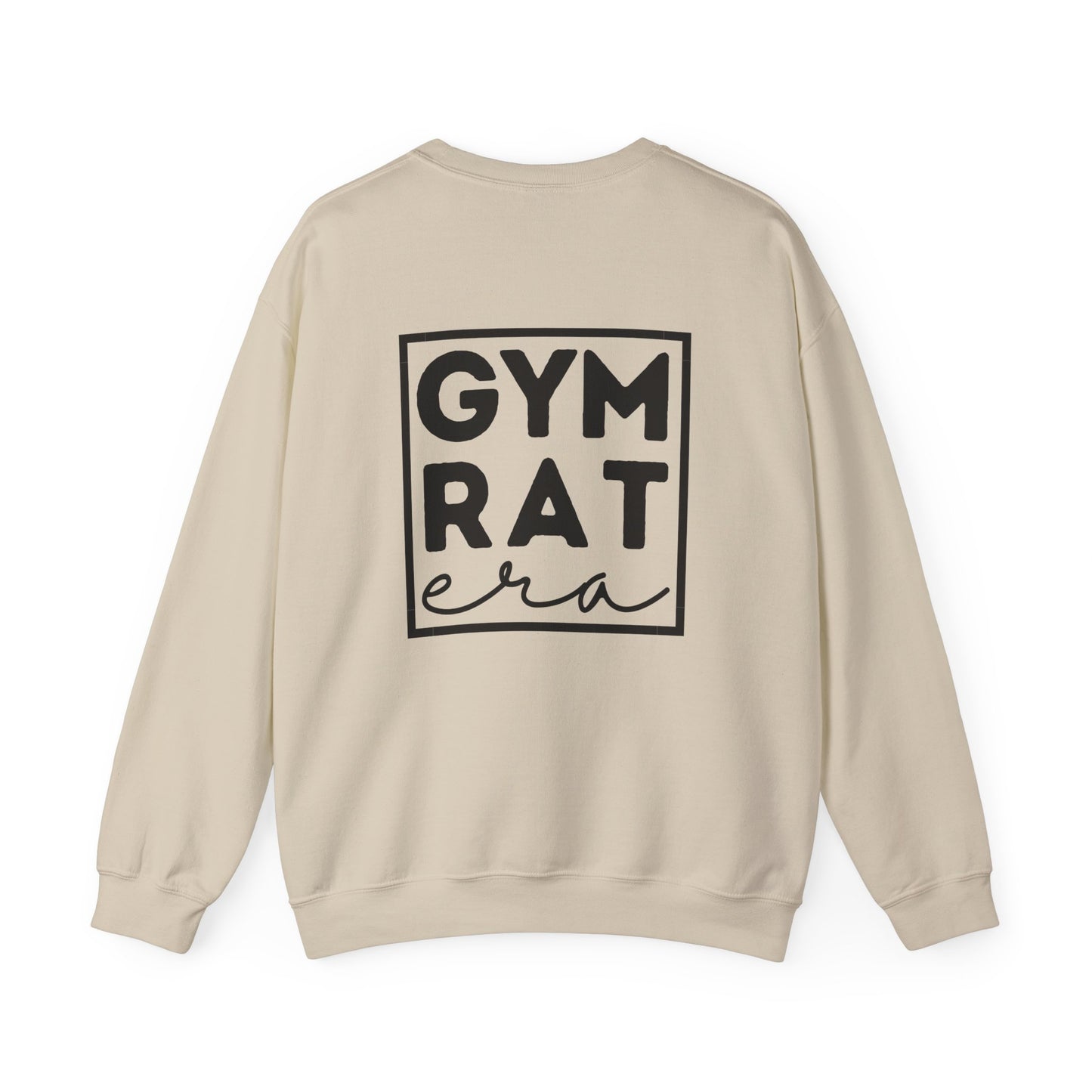 GYN Lifting Club "Gym Rat Era" Pump Cover (small side logo with back print) Unisex Sweatshirt