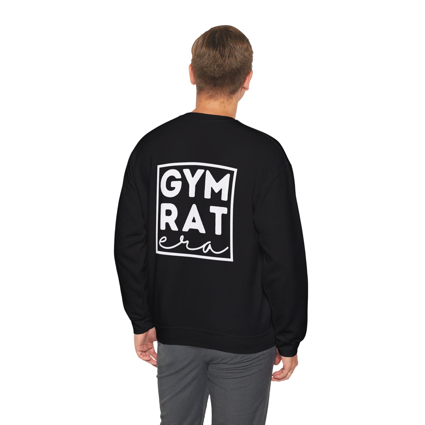 GYN Lifting Club "Gym Rat Era" Pump Cover (small front logo with back print) Unisex Sweatshirt