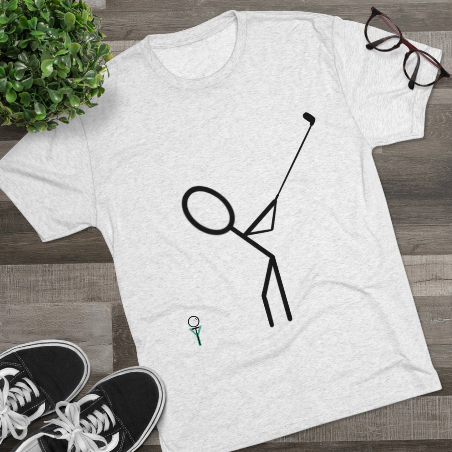 3OT Left Hand Golfer Unisex Crew Tee (TRI-BLEND)