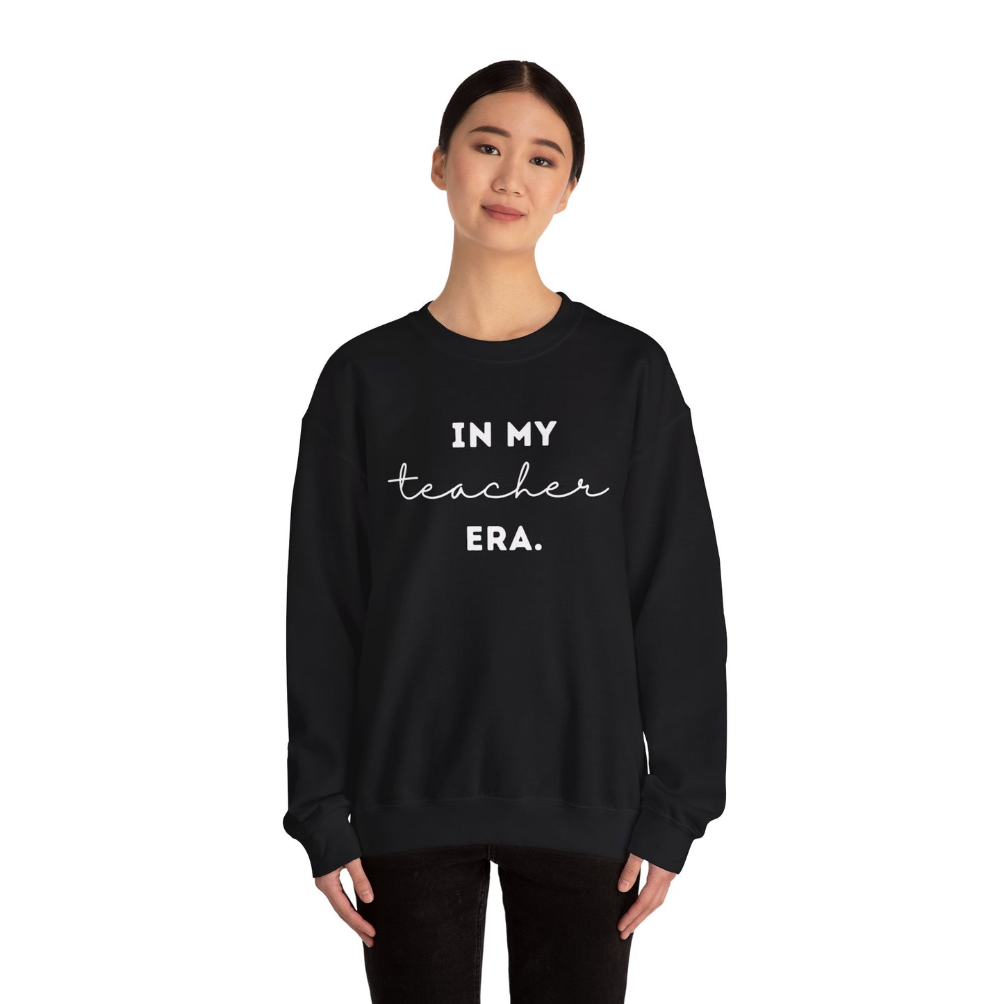 "In My Teacher Era - Remember Your Why" Unisex Crewneck Sweatshirt