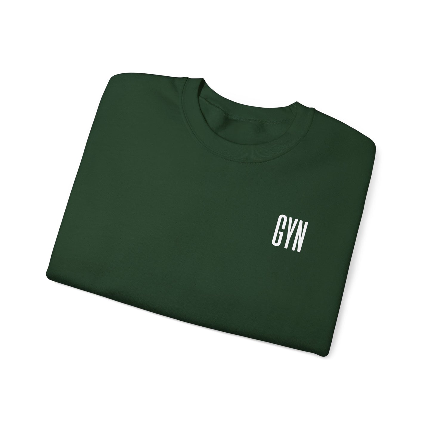 GYN Lifting Club "GYM RAT SH*T" Pump Cover (small side logo with back print) Unisex Sweatshirt