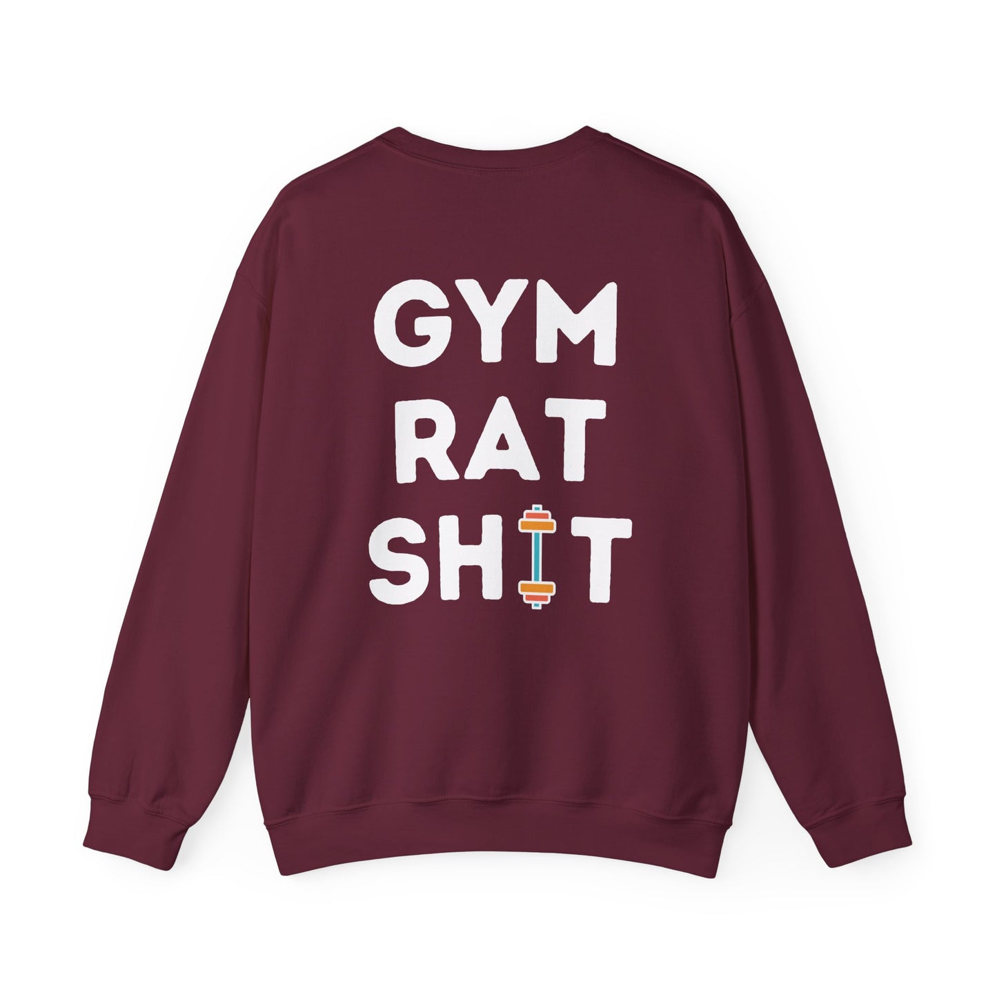 GYN Lifting Club "GYM RAT SH*T" Pump Cover (Large Logo with back print) Unisex Sweatshirt