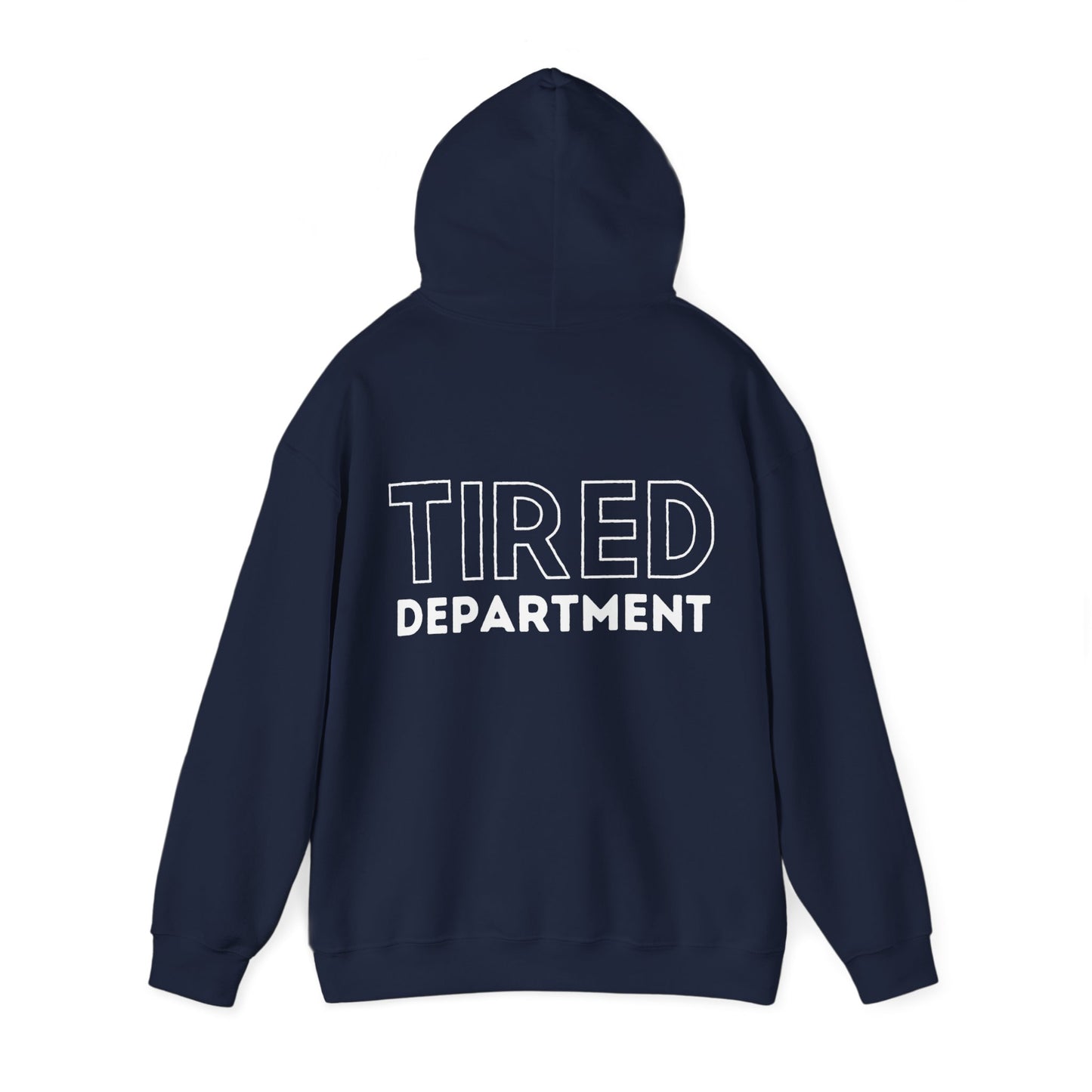 GYN Lyfestyle "Tired Department" Unisex Heavy Blend™ Hooded Sweatshirt