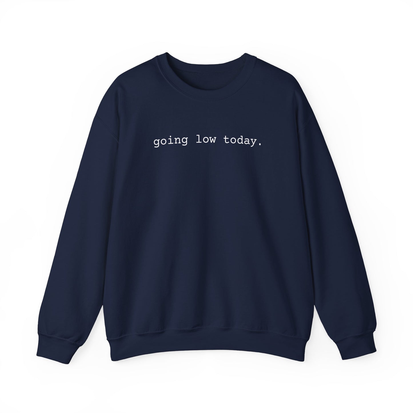 3OT "going low today" Unisex Crewneck Sweatshirt [front print & back logo]