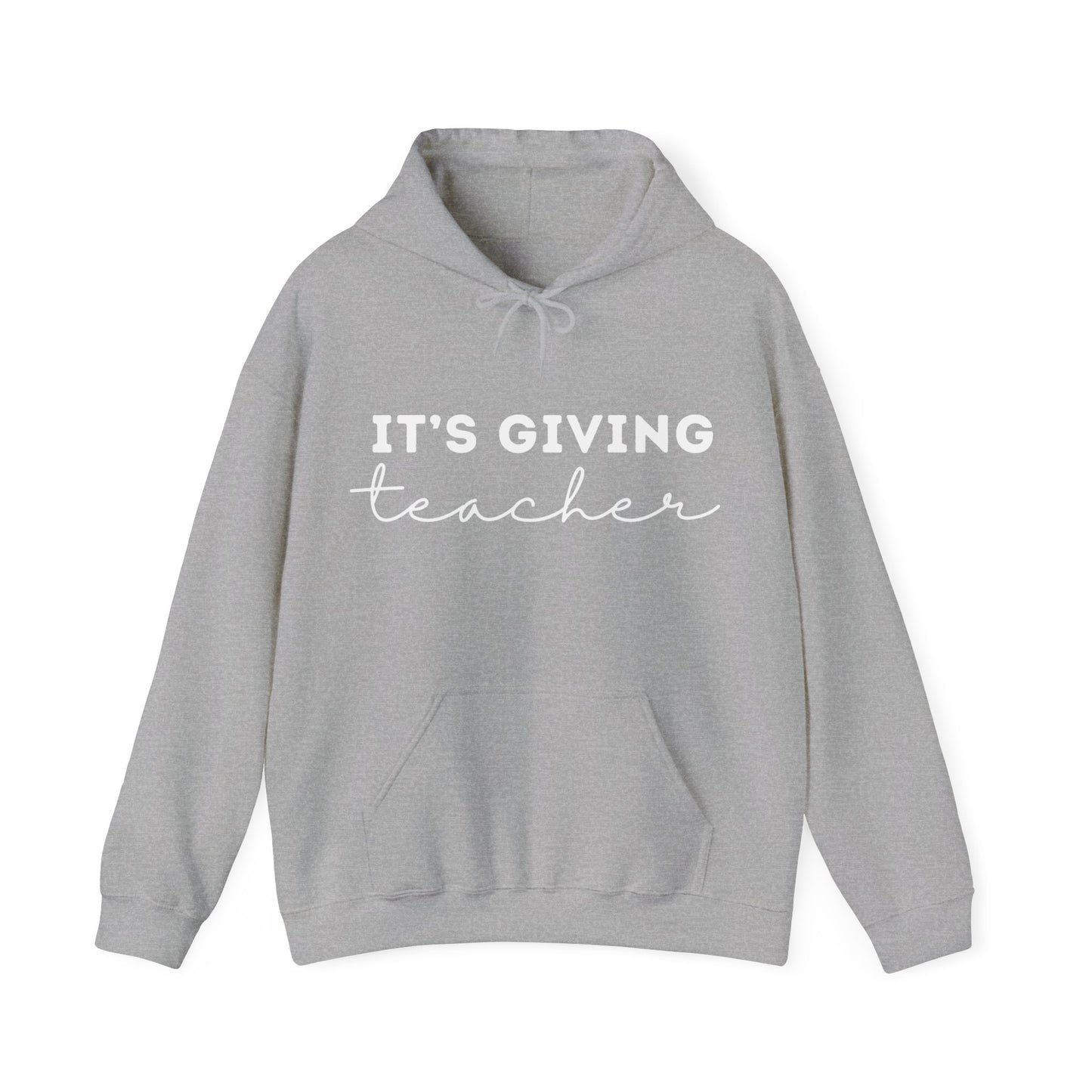 "It's Giving Teacher" Unisex Heavy Blend™ Hooded Sweatshirt