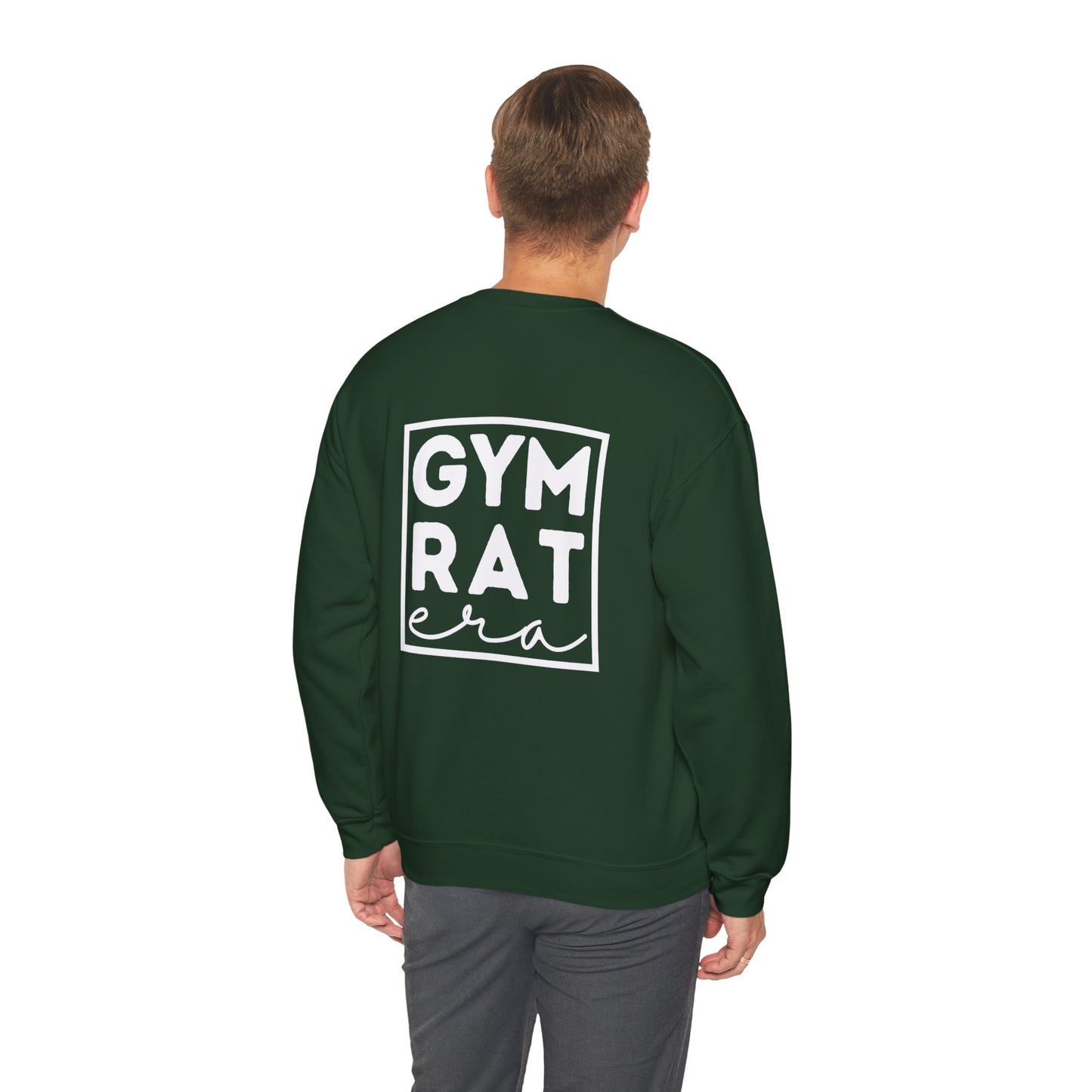 GYN Lifting Club "Gym Rat Era" Pump Cover (small front logo with back print) Unisex Sweatshirt