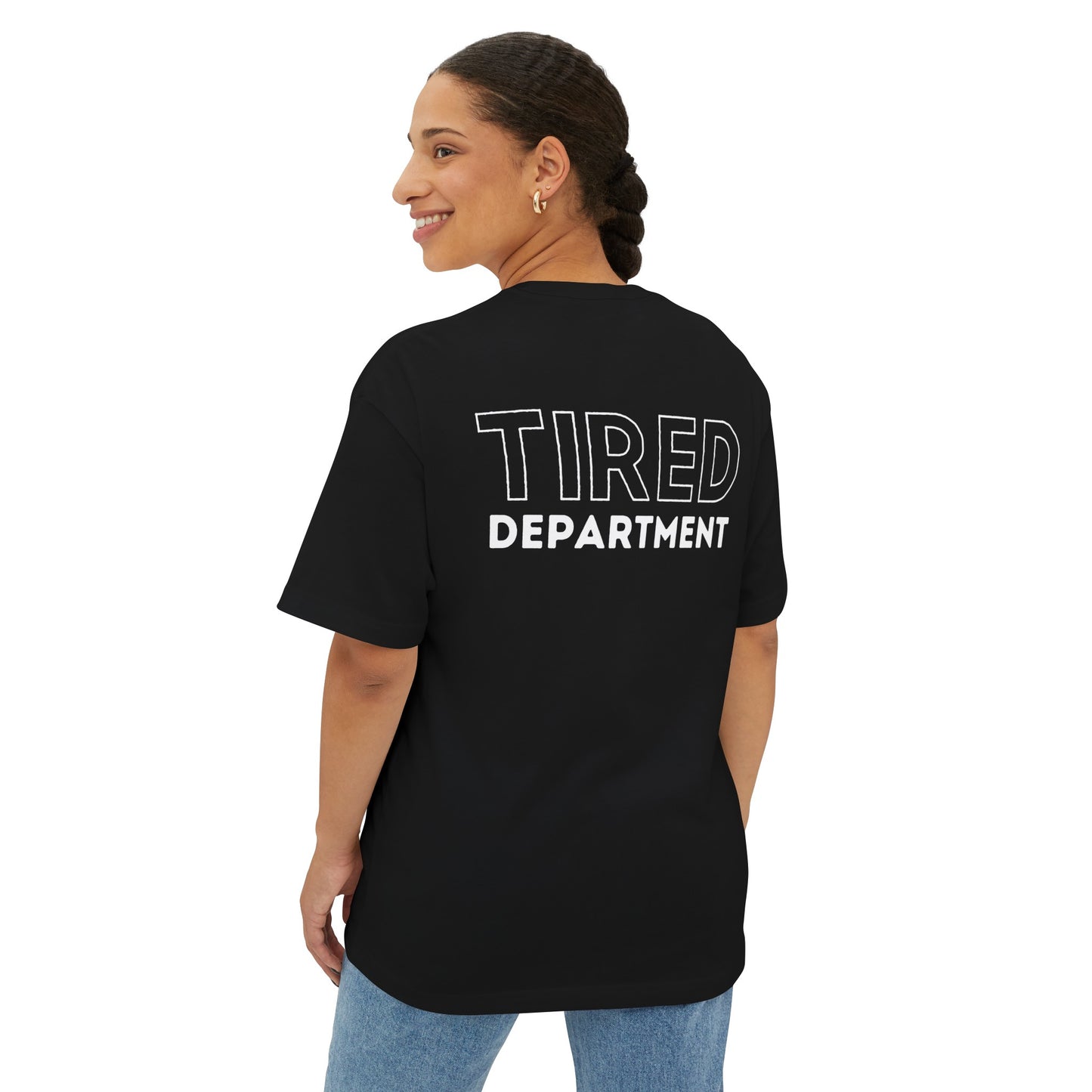 GYN Lyfestyle - Tired Department Unisex Oversized Pump Cover T-Shirt