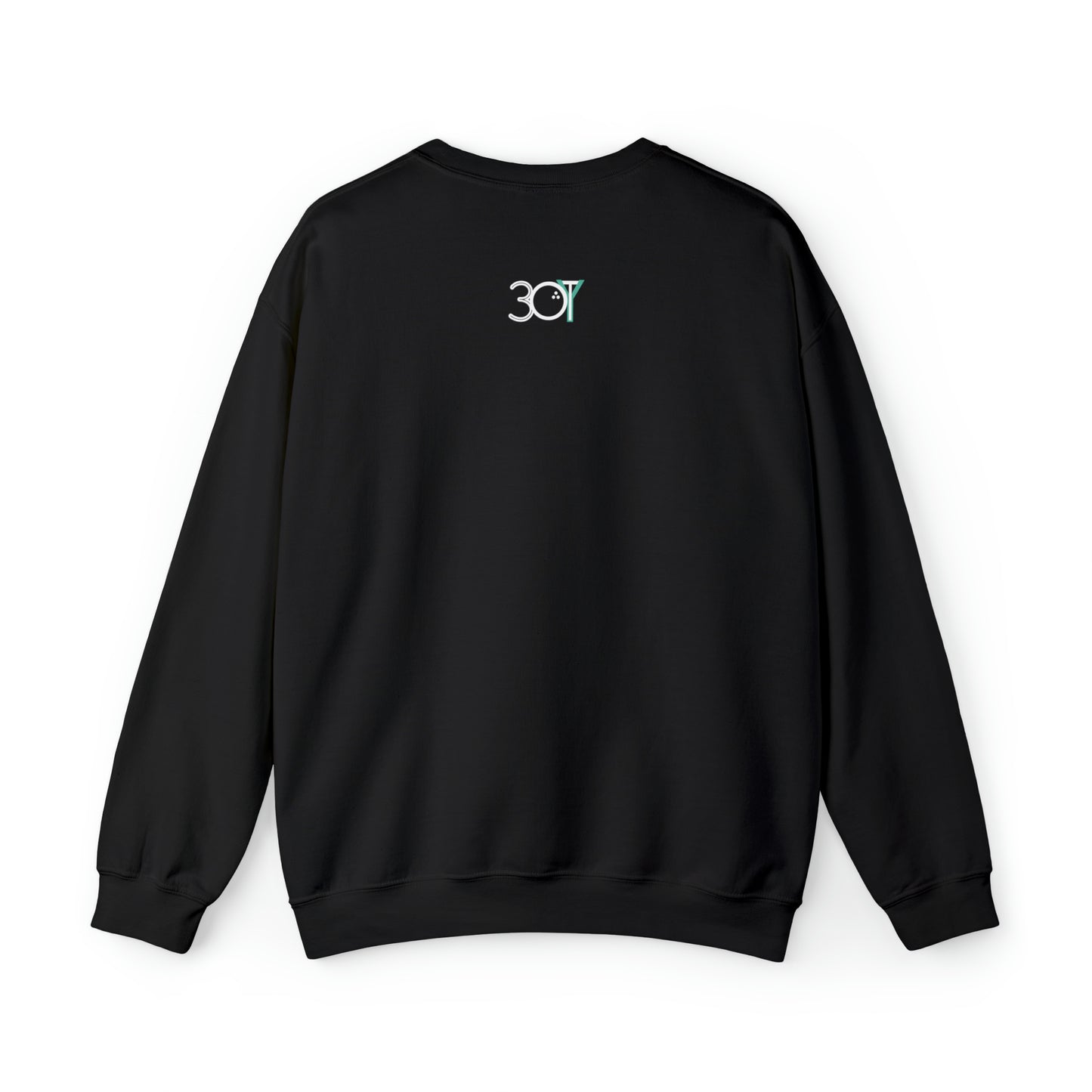 3OT WHACK F*CK Right Hand Golfer Unisex Crewneck Sweatshirt [front print & back logo]