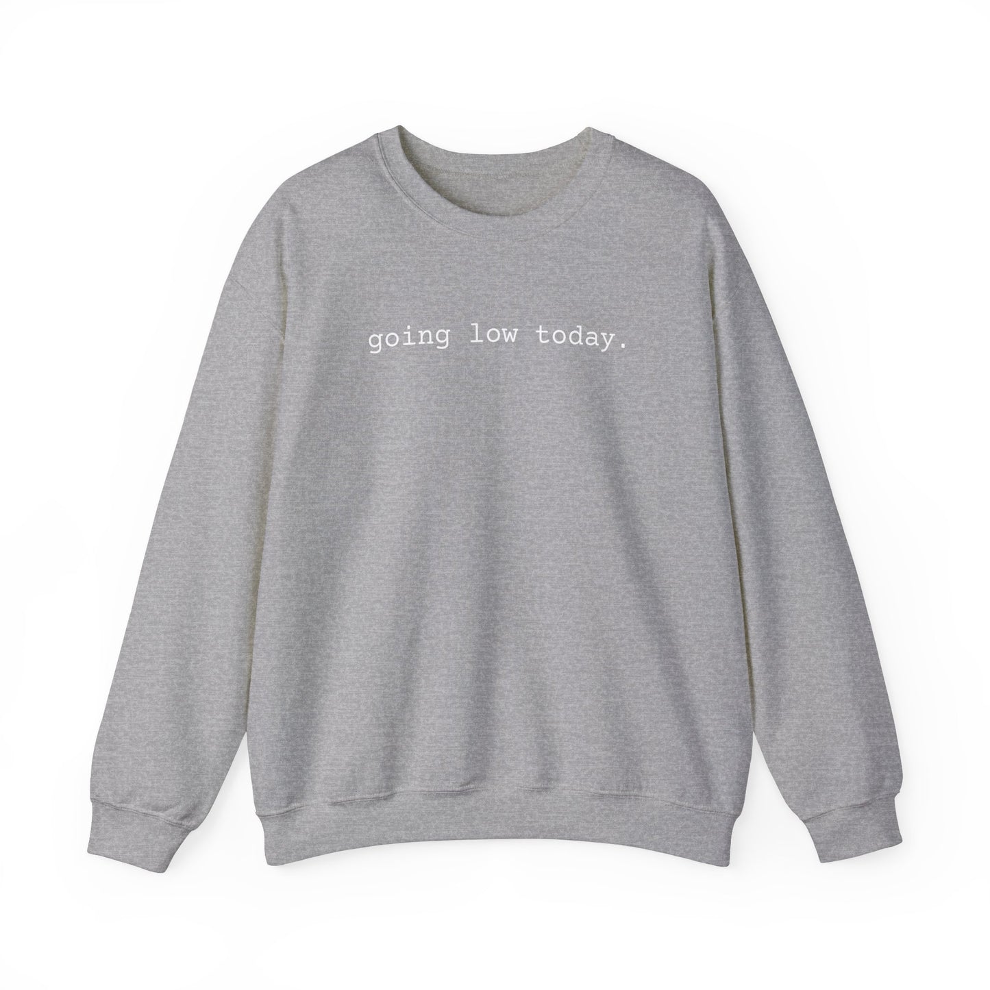 3OT "going low today" Unisex Crewneck Sweatshirt [front print & back logo]