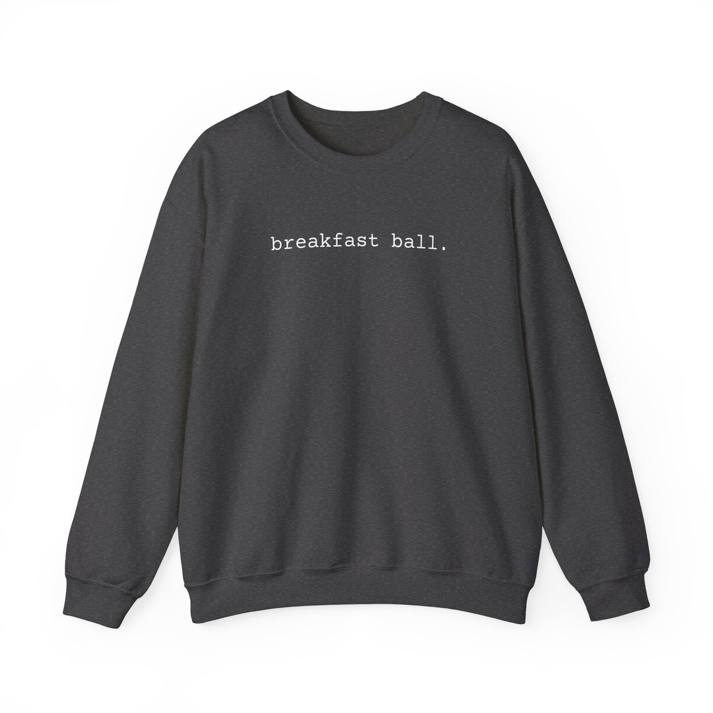 3OT "breakfast ball" Unisex Crewneck Sweatshirt [front print & back logo]