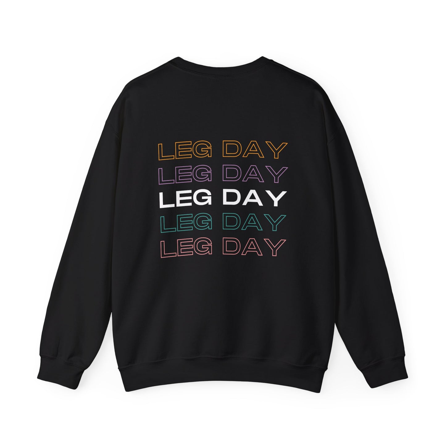 GYN Lifting Club "Leg Day" Pump Cover (Small Logo with back print) Unisex Sweatshirt