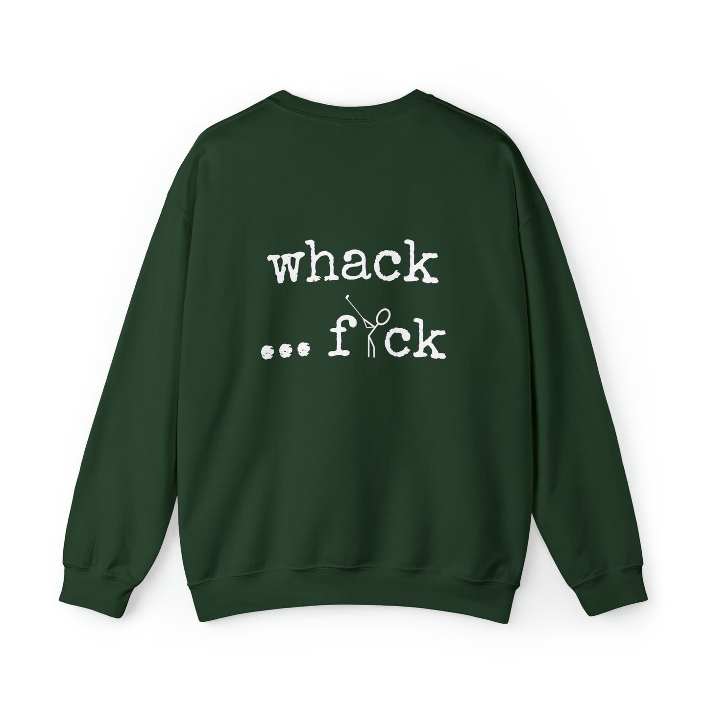 3OT Whack...F*ck Unisex Crewneck Sweatshirt [front logo & back print]