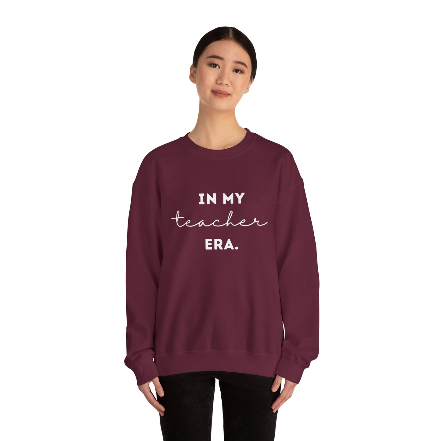 "IN MY TEACHER ERA" Unisex Crewneck Sweatshirt