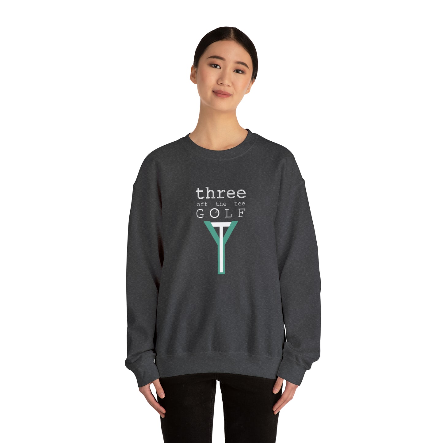 3OT Full Logo Unisex Crewneck Sweatshirt [front print & back logo]