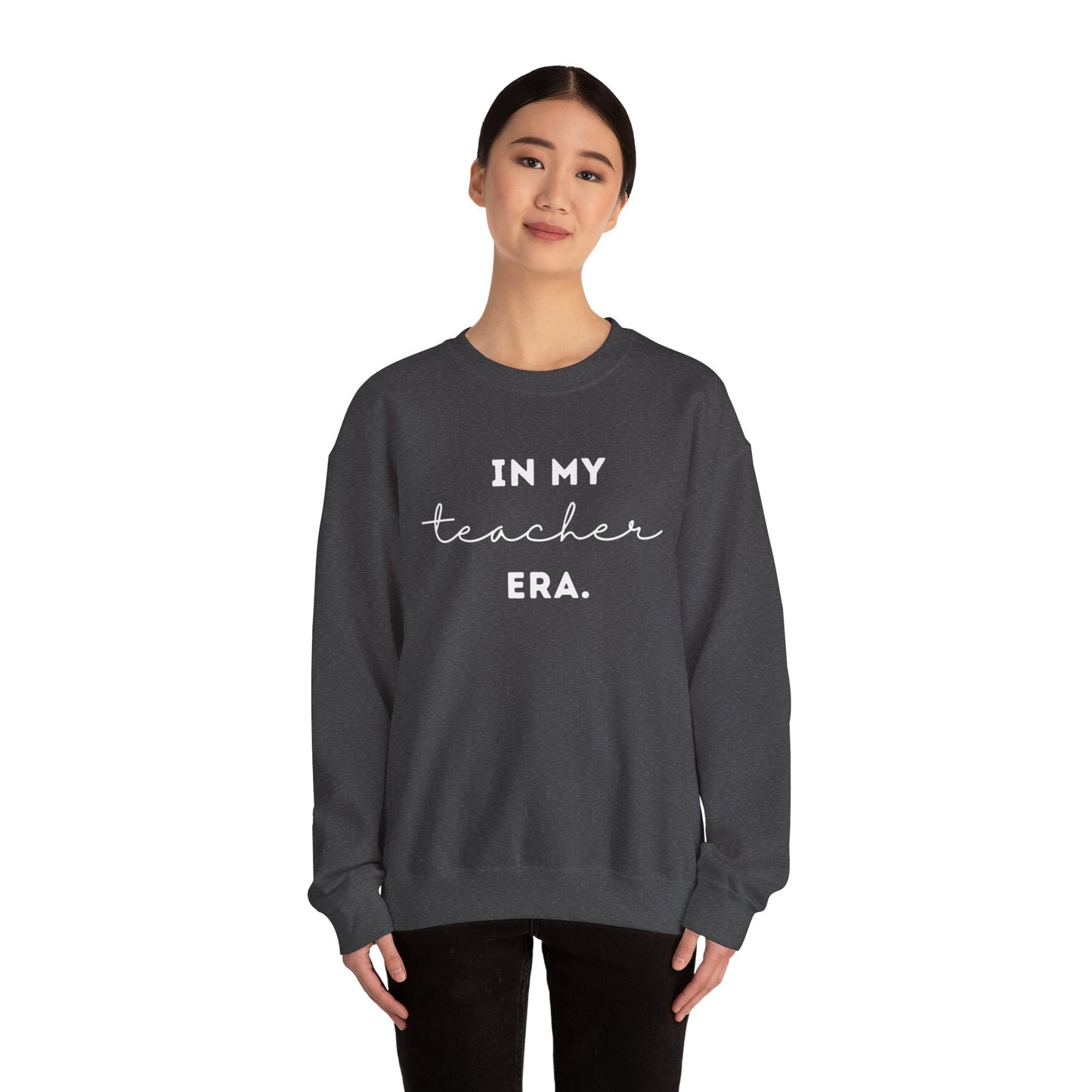 "In My Teacher Era - Remember Your Why" Unisex Crewneck Sweatshirt