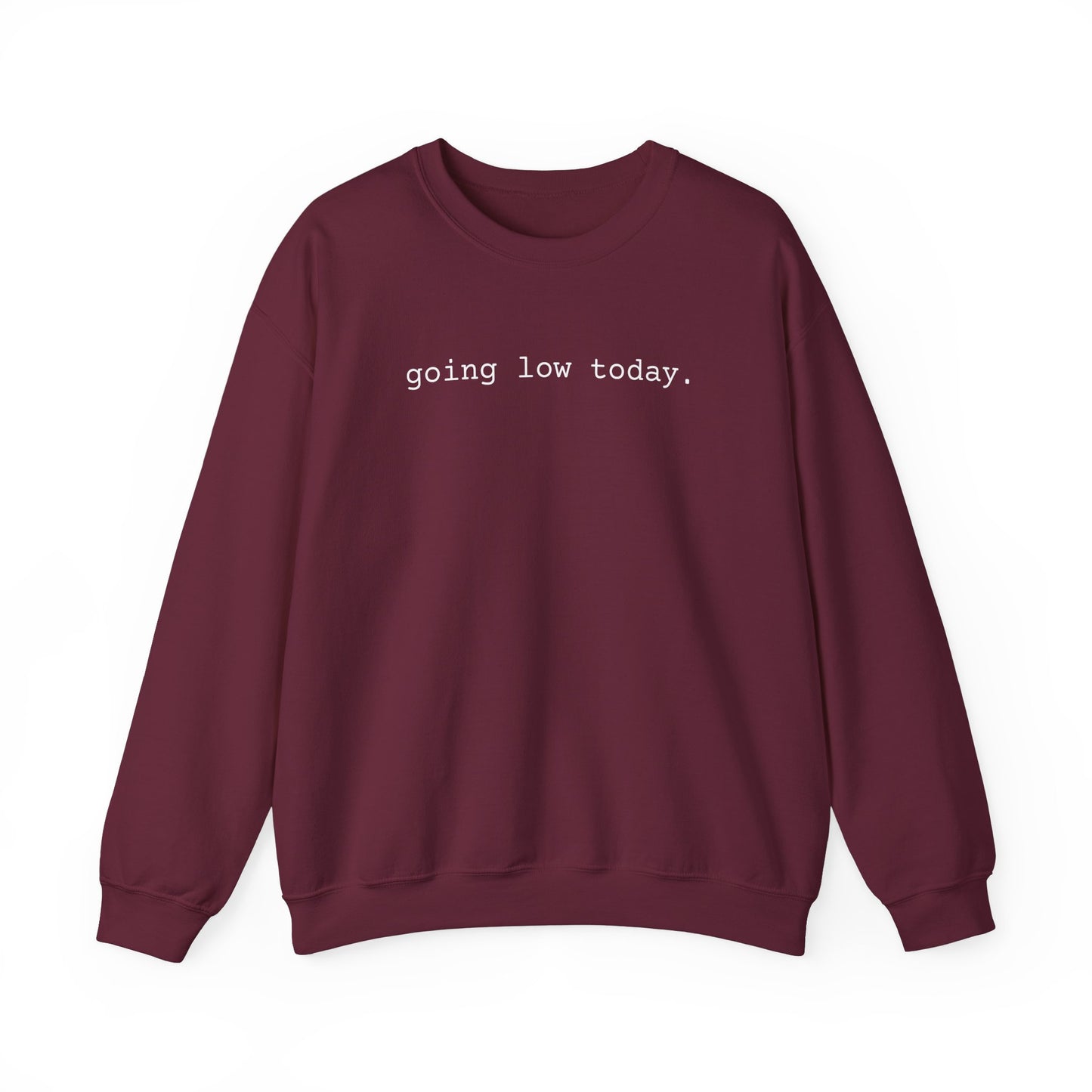 3OT "going low today" Unisex Crewneck Sweatshirt [front print & back logo]