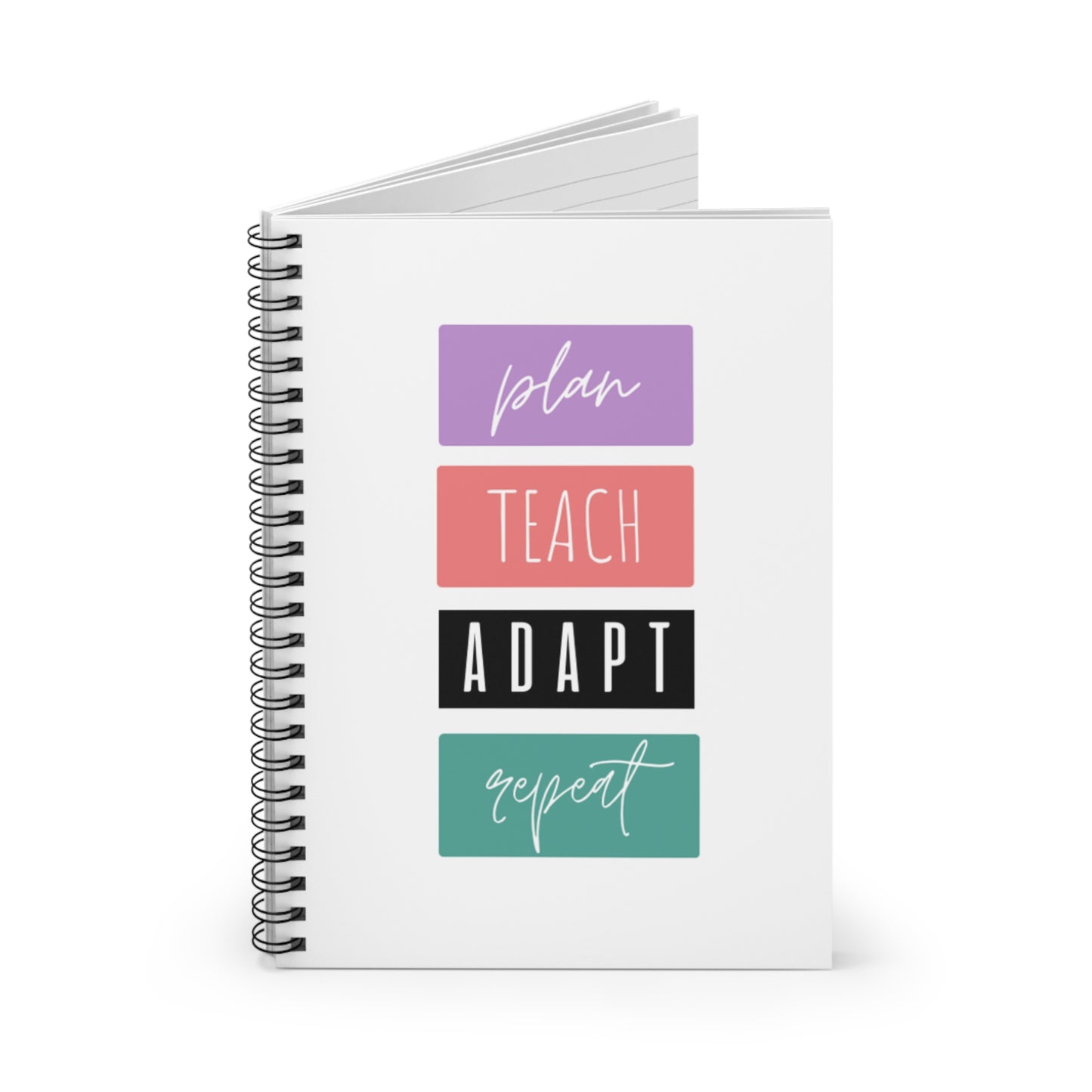 Coloured PTAR Spiral Notebook - Ruled Line